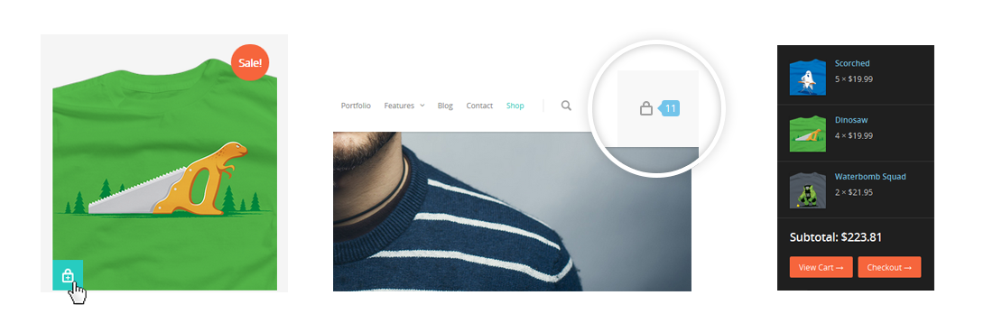 header options panel